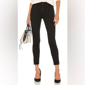 MOTHER size 27 the pixie ankle fray skinny jeans